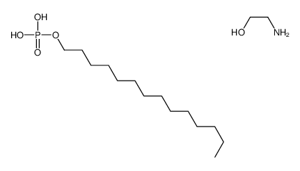 2-aminoethanol,tetradecyl dihydrogen phosphate结构式