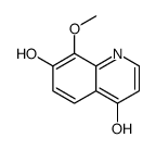 7-hydroxy-8-methoxy-1H-quinolin-4-one结构式