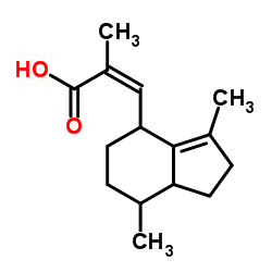 (Z)-3-(3,7-dimethyl-2,4,5,6,7,7a-hexahydro-1H-inden-4-yl)-2-methyl-pro p-2-enoic acid structure