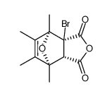 1-Brom-3,4,5,6-tetramethyl-3,6-endoxo-Δ4-tetrahydro-cis-phthalsaeureanhydrid Structure