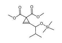 dimethyl 1-(1-trimethylsiloxy-2-methyl)cyclopropene-3,3-dicarboxylate结构式