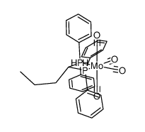 [Mo(CO)4(Ph2PCH(propyl)PPh2)]结构式