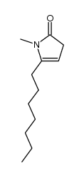 5-heptyl-1-methyl-1,3-dihydro-pyrrol-2-one结构式