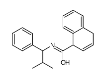 N-(2-methyl-1-phenylpropyl)-1,4-dihydronaphthalene-1-carboxamide结构式