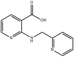 2-[(2-Pyridinylmethyl)amino]nicotinic acid Structure
