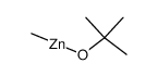 Methylzink-tert-butoxid Structure