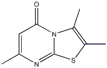 2,3,7-三甲基-5H-[1,3]噻唑并[3,2-A]吡啶-5-酮结构式