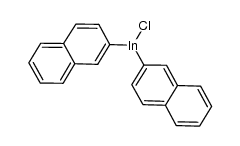 di(naphthalen-2-yl)indium(III) chloride结构式