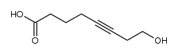 8-hydroxy-oct-5-ynoic acid结构式