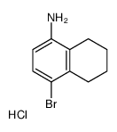 4-溴-5,6,7,8-四氢萘-1-胺盐酸盐结构式