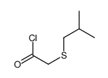 2-(2-methylpropylsulfanyl)acetyl chloride结构式
