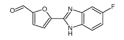 5-(6-fluoro-1H-benzimidazol-2-yl)furan-2-carbaldehyde Structure