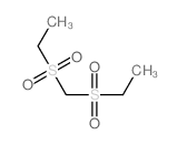 Ethane,1,1'-[methylenebis(sulfonyl)]bis- Structure