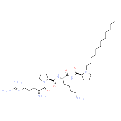 arginyl-prolyl-lysyl-prolyl-dodecane结构式