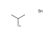 trimethyl(2-methylpropyl)stannane Structure