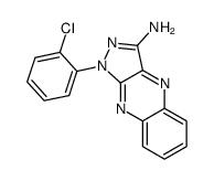 1-(2-chlorophenyl)pyrazolo[4,3-b]quinoxalin-3-amine结构式