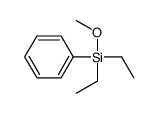 diethyl-methoxy-phenylsilane Structure