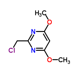 2-Chloromethyl-4,6-dimethoxypyrimidine structure