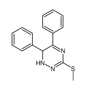 3-methylsulfanyl-5,6-diphenyl-1,6-dihydro-1,2,4-triazine结构式