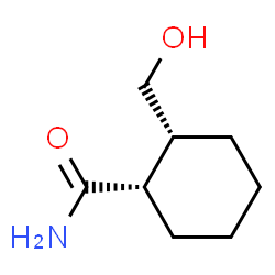 Cyclohexanecarboxamide, 2-(hydroxymethyl)-, cis- (9CI)结构式