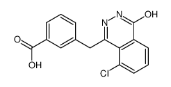 3-[(8-chloro-4-oxo-3H-phthalazin-1-yl)methyl]benzoic acid Structure