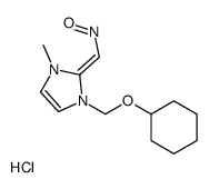 [(Z)-[1-(cyclohexyloxymethyl)-3-methylimidazol-2-ylidene]methyl]-oxoazanium,chloride结构式