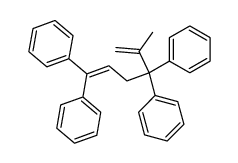5-methyl-1,1,4,4-tetraphenyl-1,5-hexadiene Structure