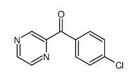 (4-chlorophenyl)-pyrazin-2-ylmethanone结构式