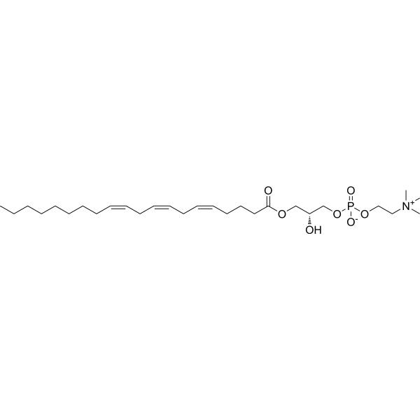 LysoPC(20:3(5Z,8Z,11Z)) Structure