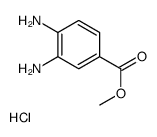 3,4-Diaminobenzoic Acid Methyl Ester Hydrochloride Structure