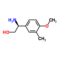 (2S)-2-Amino-2-(4-methoxy-3-methylphenyl)ethanol structure