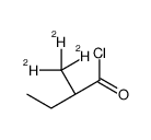 (2R)-2-(trideuteriomethyl)butanoyl chloride结构式