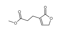 3-(2-oxo-2,5-dihydrofuran-3-yl)propionic acid methyl ester结构式
