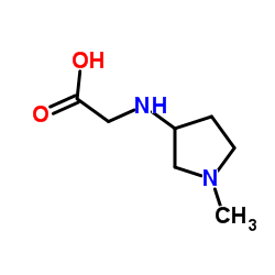 N-(1-Methyl-3-pyrrolidinyl)glycine Structure