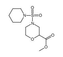 methyl 4-piperidin-1-ylsulfonylmorpholine-2-carboxylate结构式