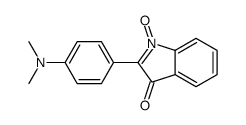 2-[4-(dimethylamino)phenyl]-1-oxido-indol-1-ium-3-one Structure