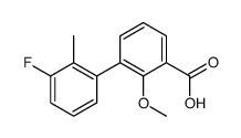 3-(3-fluoro-2-methylphenyl)-2-methoxybenzoic acid结构式