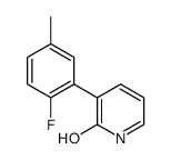 3-(2-fluoro-5-methylphenyl)-1H-pyridin-2-one结构式