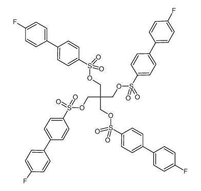 pentaerythritol tetrakis(4'-fluoro-4-biphenylsulfonate)结构式