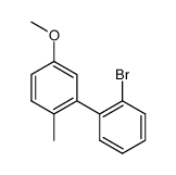 2'-bromo-5-methoxy-2-methylbiphenyl结构式