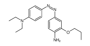 4-((4-AMINO-3-N-PROPOXY-PHENYL)AZO)-N,N-DIETHYLANILINE结构式