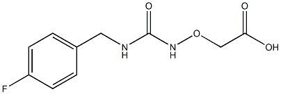2-((3-(4-Fluorobenzyl)ureido)oxy)acetic acid Structure