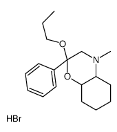 4-methyl-2-phenyl-2-propoxy-4a,5,6,7,8,8a-hexahydro-3H-benzo[b][1,4]oxazine,hydrobromide结构式