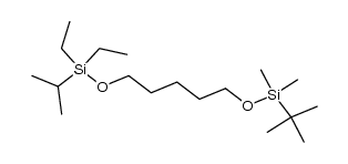 11,11-diethyl-2,2,3,3,12-pentamethyl-4,10-dioxa-3,11-disilatridecane结构式