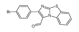 2-(4-bromophenyl)benzo[d]imidazo[2,1-b]thiazole-3-carbaldehyde结构式