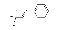 α-hydroxy-N-isobutylideneaniline Structure