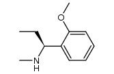 (S)-N-Methyl-1-(2-methoxyphenyl)propylamine Structure