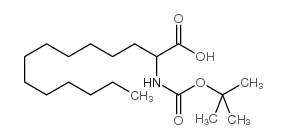 2-((叔丁氧羰基)氨基)十四烷酸结构式