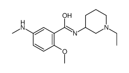 N-(1-ethylpiperidin-3-yl)-2-methoxy-5-(methylamino)benzamide Structure