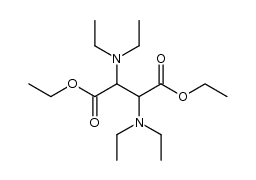 meso-2,3-Di(diethylamino)bernsteinsaeurediethylester Structure